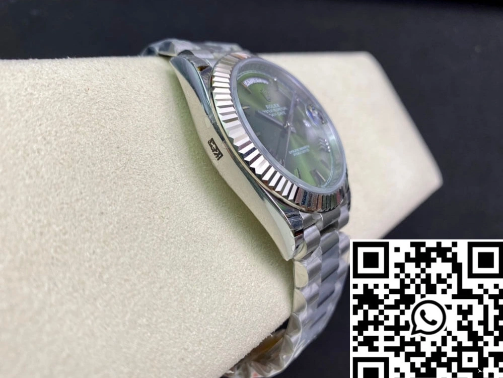 Date Rolex Factory Olive Dial M228239-0033 EW Day Green 1219